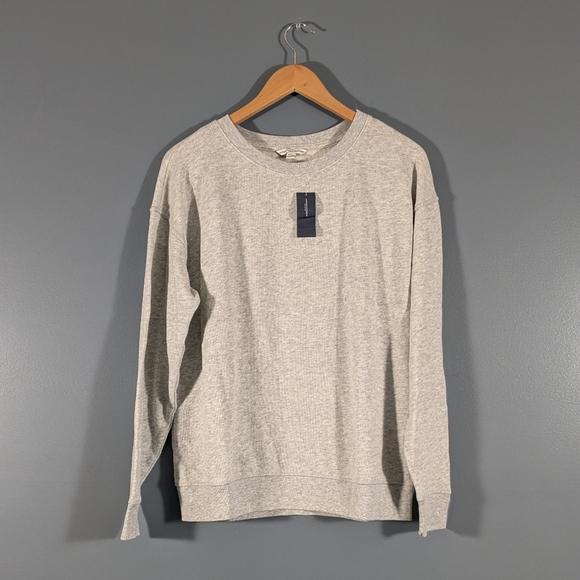 American Eagle gray crewneck pullover sweater sweatshirt Small 2017 NWT - Picture 2 of 11